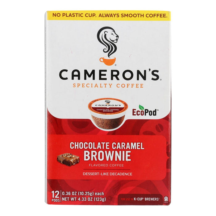 Cameron's Specialty Chocolate Caramel Brownie 6 Pack, 4.33 Oz