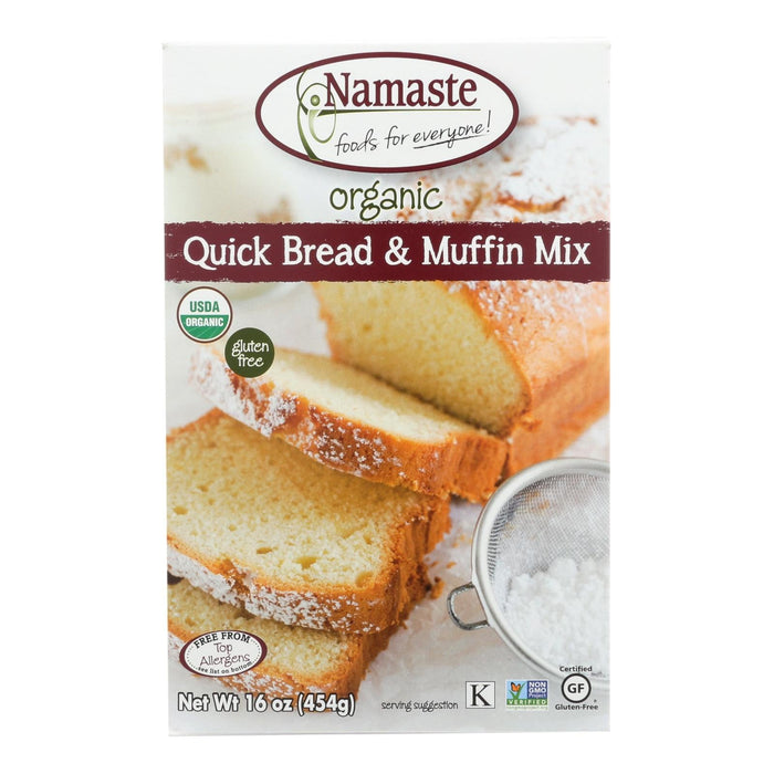 Namaste Foods Quick Bread and Muffin Mix - 16 Oz (Pack of 6)