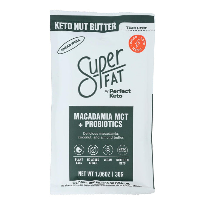 Superfat - Nut Butter Macadamct & Probiotics (Pack of 10) 1.06 Oz