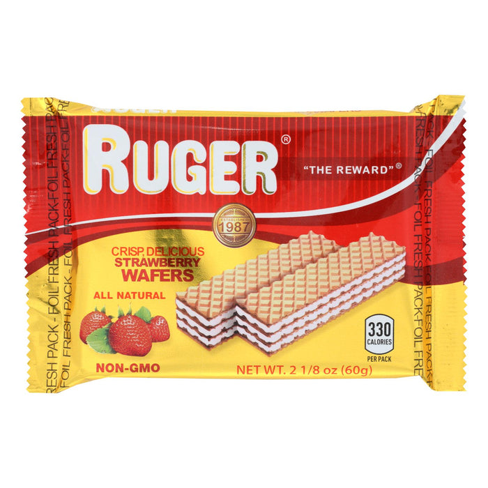 Ruger Wafers: Strawberry Flavored, 2.125 Oz (Case of 12)