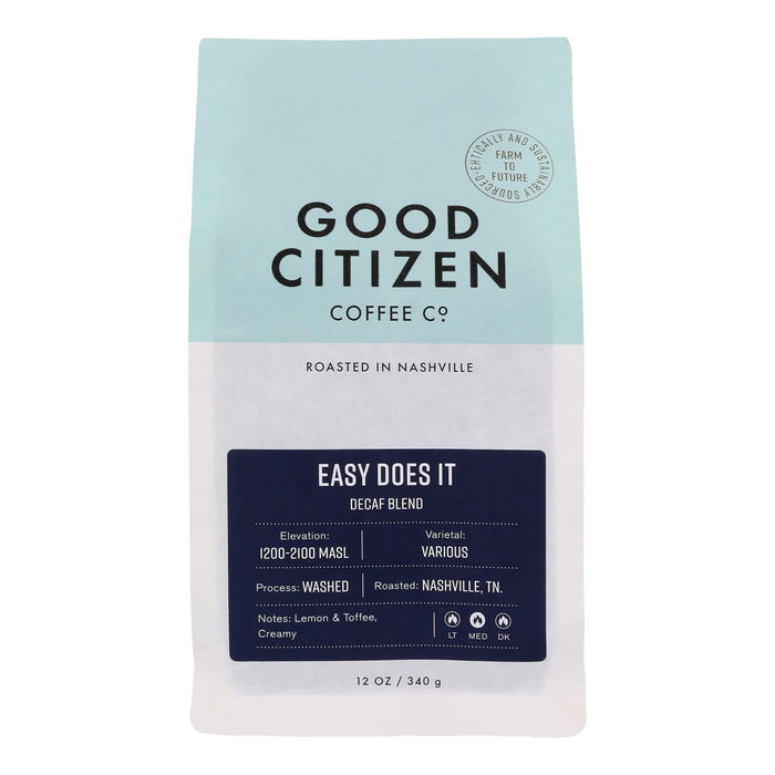 Good Citizen Coffee Co. -  Medium Roasted Decaf Blend - Pack 6 (12 Oz)