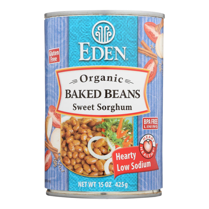 Eden Foods Organic Baked Beans with Sorghum and Mustard (12-Pack, 15 Oz.)