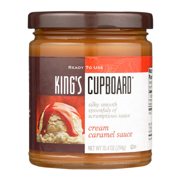 The King's Cupboard Decadent Cream Caramel Sauce (Pack of 12), 10.4 oz