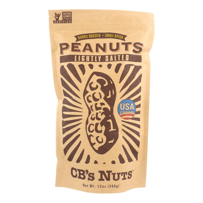 Cb's Nuts Jumbo Low Sodium In-Shell Peanuts, 12 Oz (Pack of 12)