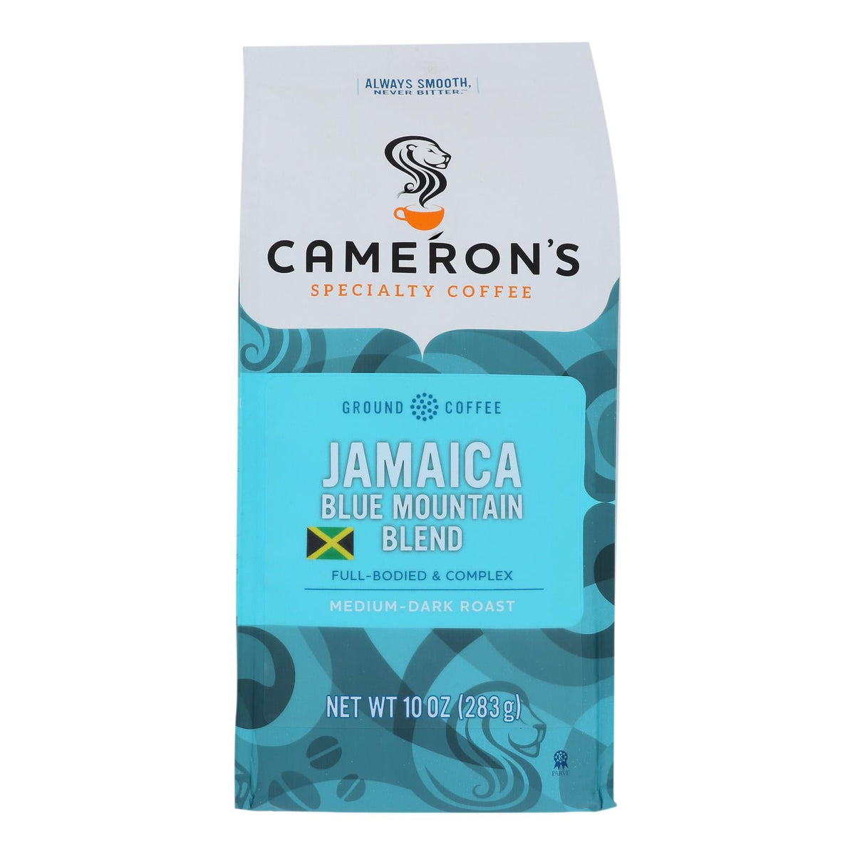 Cameron's Premium Jamaica Blue Mountain Blend Ground Coffee Beans (Pac ...