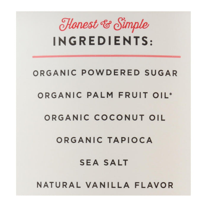 Miss Jones Baking Organic Vanilla Buttercream Frosting (Pack of 6 - 320 Gram)