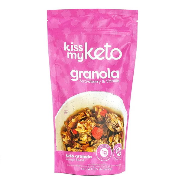 Kiss My Keto Keto Granola Straw (Pack of 6 - 9.5 Oz)