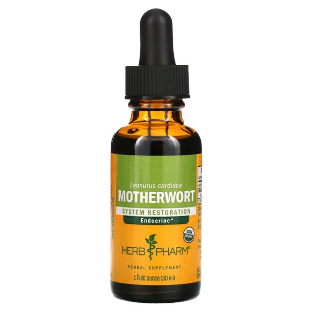 Herb Pharm Motherwort Extract, 4 Oz Liquid Herbal Supplement