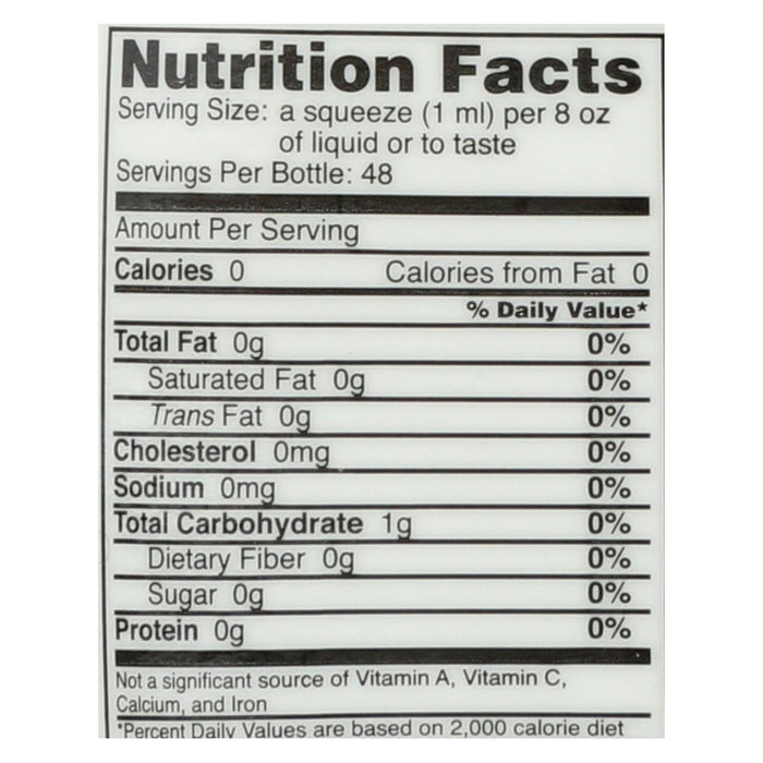 Sweet Leaf Lemon Lime Water Drops, 1.62 Fl Oz