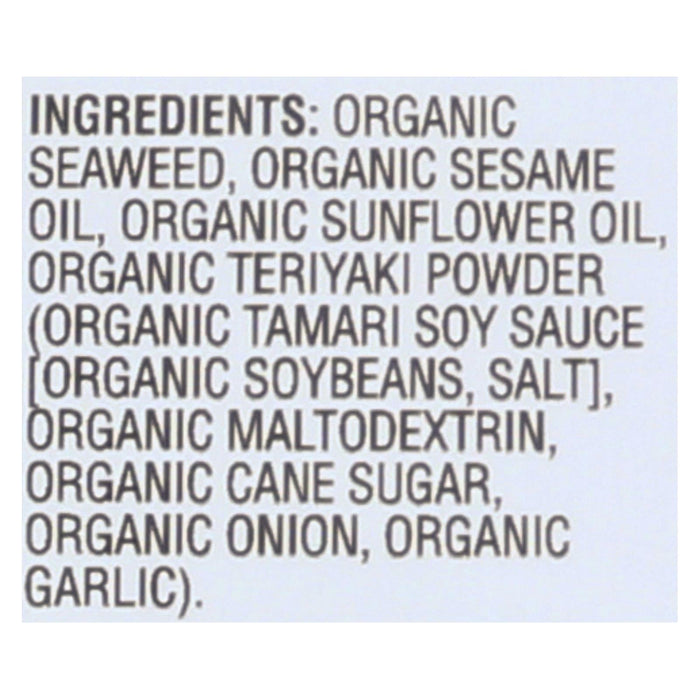 Gimme Organic Roasted Teriyaki, 0.35 Oz, Case of 12