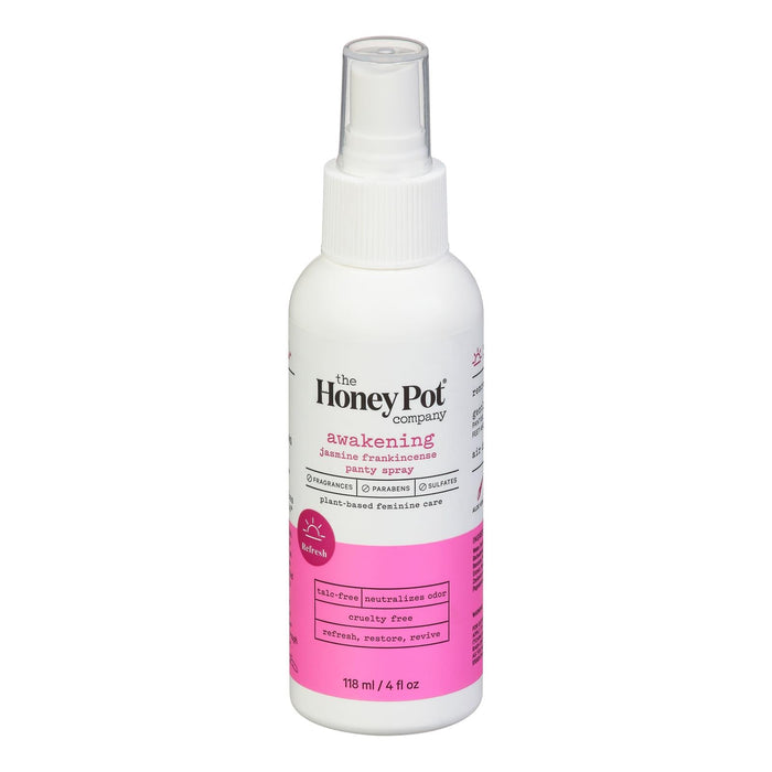 Honey Pot Jasmine Frankincense Panty Spray Deodorant, 4 Fl Oz
