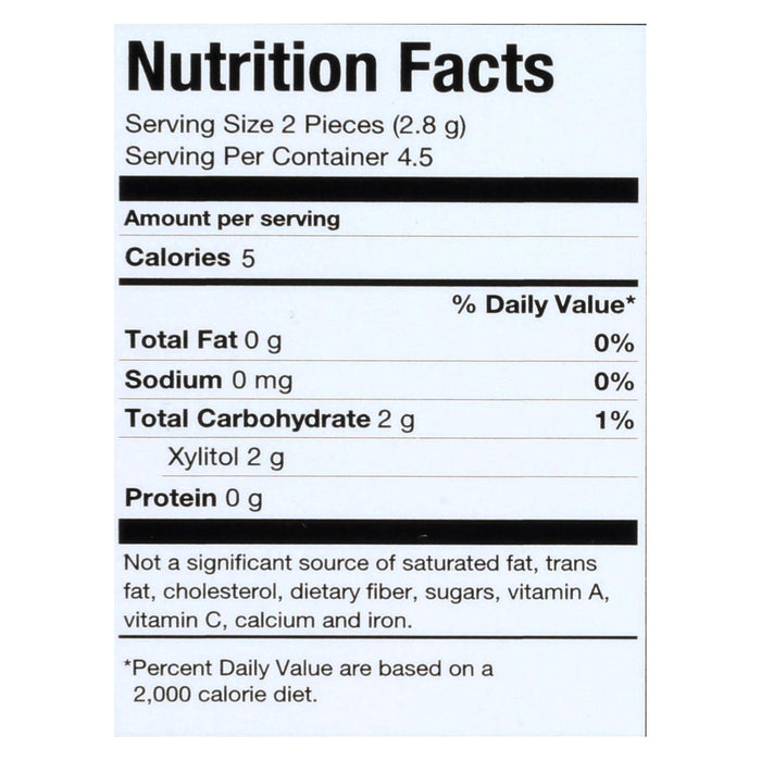 Pur Gum - Aspartame-Free Spearmint Gum - 12.6g - 9 Pieces (12-Pack)