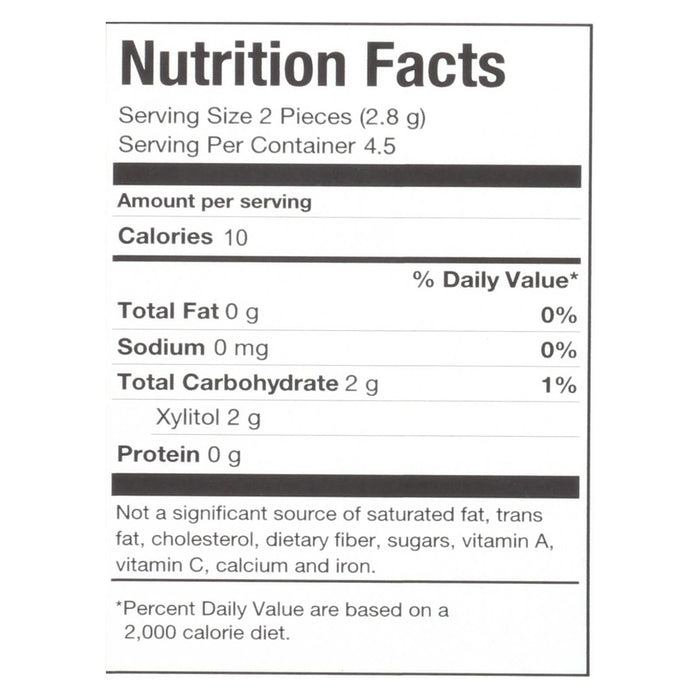 Pur Gum - 12 Pack - Peppermint - 12.6g - Aspartame Free