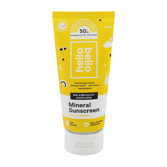 Hello Bello Mineral Sunscreen Lotion - 3 Oz