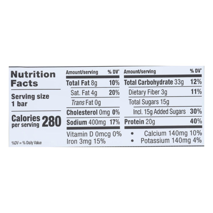 Pro Bar Cookie Dough Core Energy Bar - Case of 12 - 2.46 Oz Each