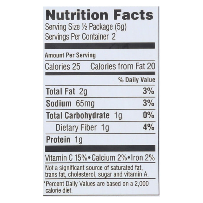 Gimme Organic Seaweed Chips: Sea Salt - Case of 12 - 0.35 Oz. Bags