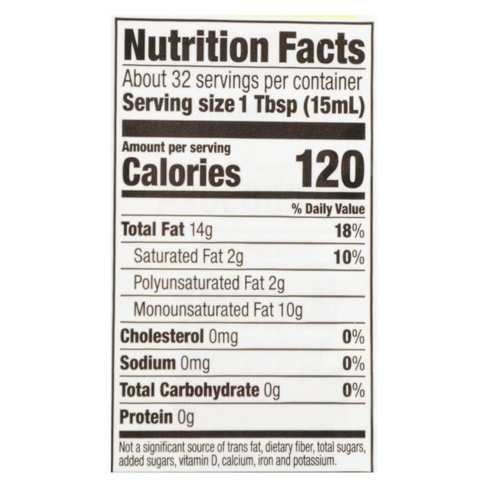 Spectrum Naturals Avocado Oil, Refined Cold Pressed, Non-GMO, 16 Fl Oz (Pack of 6)