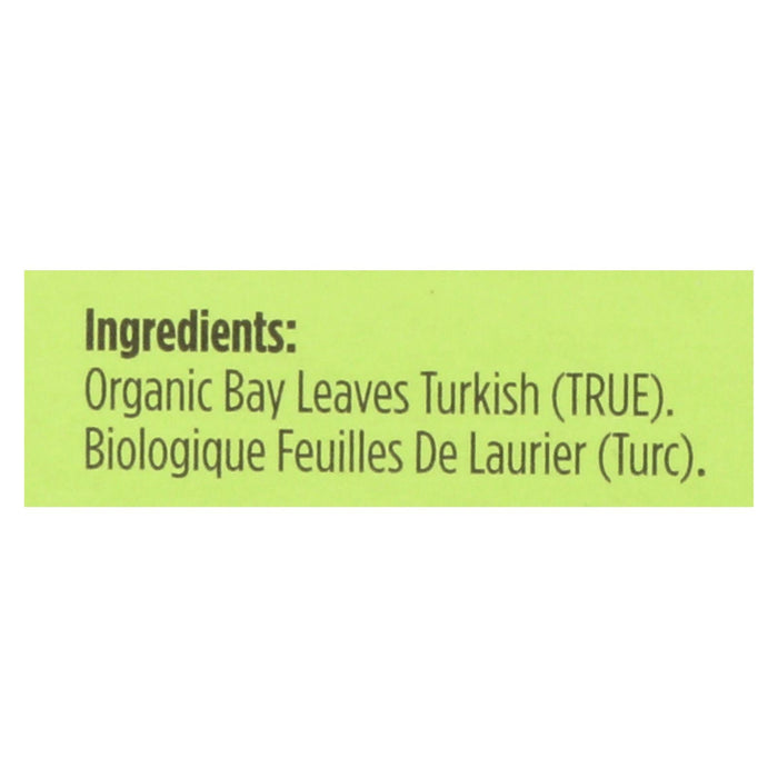 Spicely Organics Turkish Whole Organic Bay Leaves, 6-Pack (0.1 Oz Each)