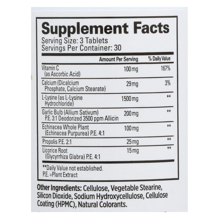 Quantum Super Lysine Plus - 90 Count Tablets