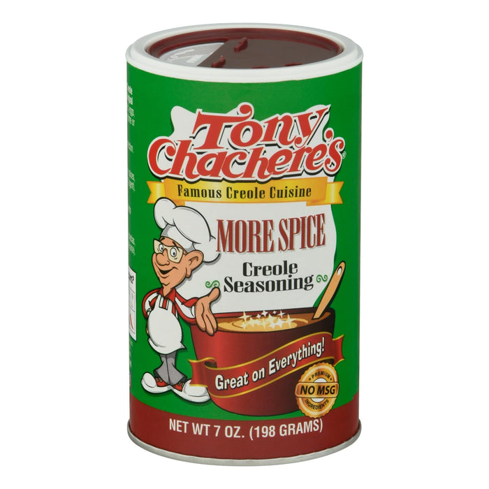 Tony Chachere's Creole Seasoning, 7 oz, Case of 6