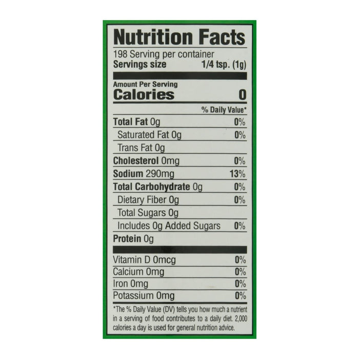 Tony Chachere's Creole Seasoning, 7 oz, Case of 6