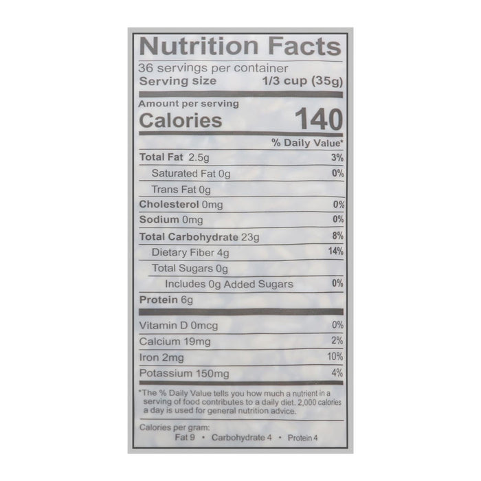 One Degree Organic Foods Sprtd Rolled Oats - 45 Oz (Case of 4)