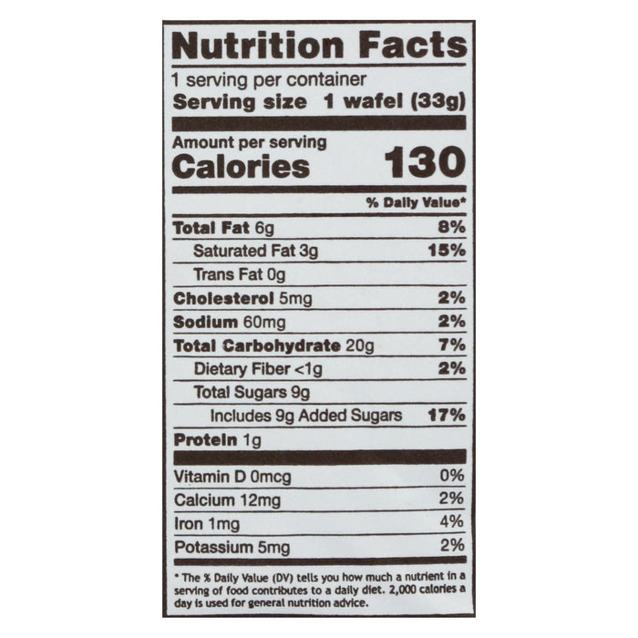 Rip Vanilla Wafels - Snickerdoodle Wafels, 1.16 oz, Case of 12