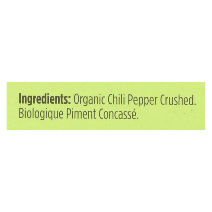 Spicely Organics Crushed Organic Chili Pepper (Pack of 6 - 0.3 Oz)