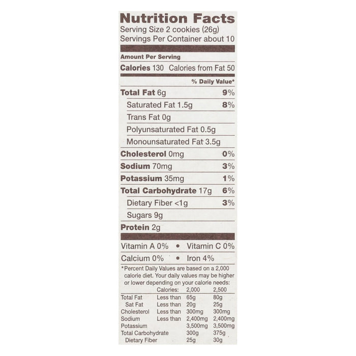 Back to Nature Chocolate Chunk Cookies, 6 count x 9.5 oz