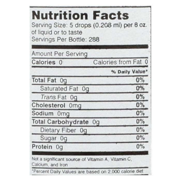 Sweet Leaf Sweet Drops Zero Calorie Liquid Sweetener, Chocolate Flavor - 2 Fl Oz