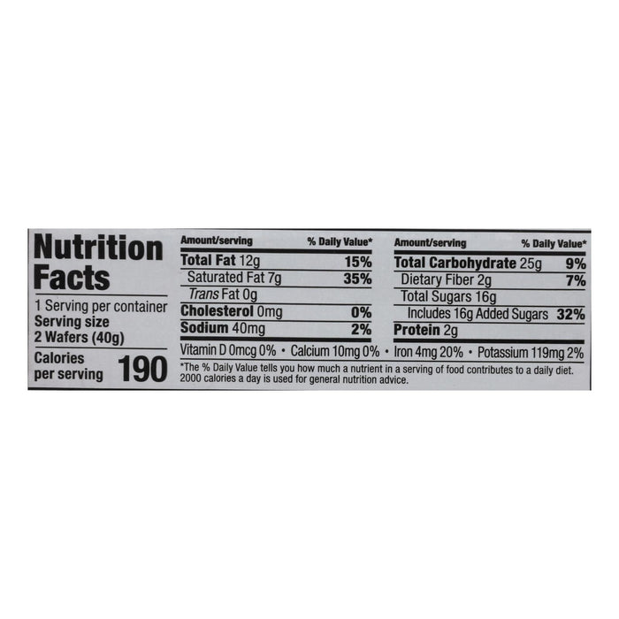 Little Secrets Crispy Dark Chocolate Sea Salt Wafers 1.4 Oz. Case of 12