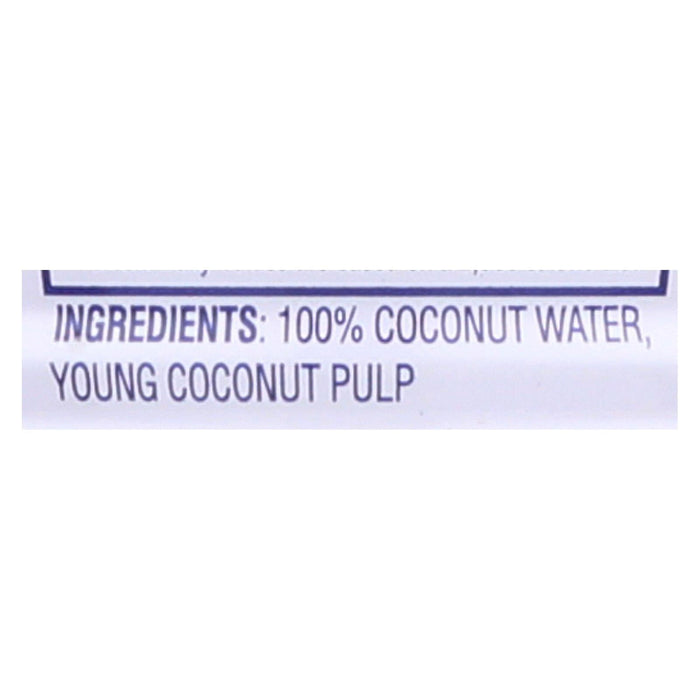 ZICO Pure Coconut Water with Pulp (Pack of 12 - 17.5 Fl Oz.)