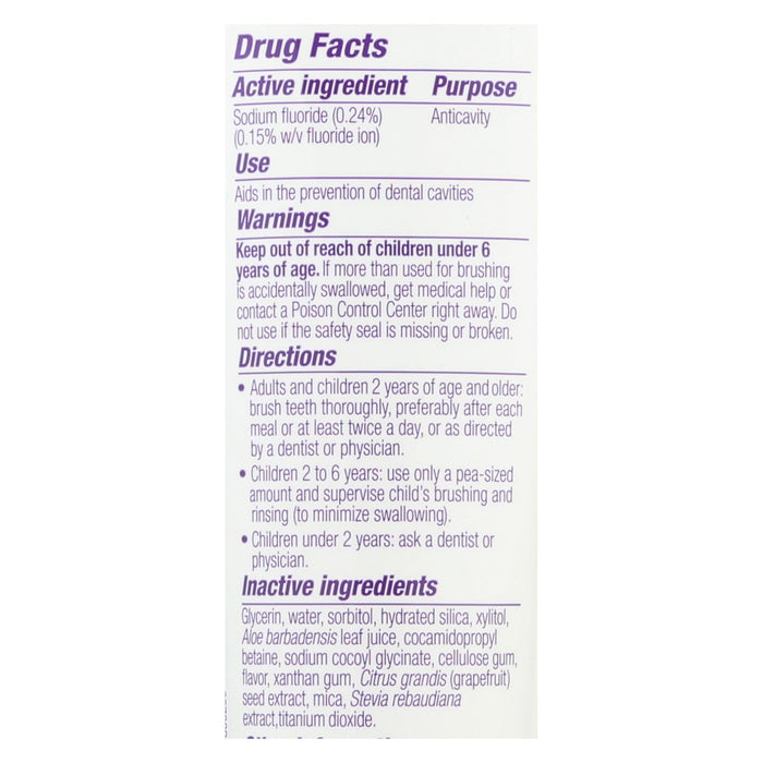 Natural Dentist Kids Cavity Zapper Groovy Grape Toothpaste - 5 oz