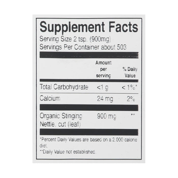 Frontier Herb Nettle Leaf Cut & Sifted - 1 Pound