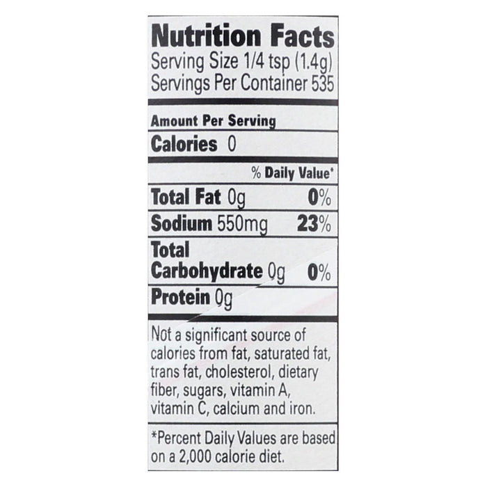 La Baleine French Sea Salt, Coars Salt 26.5 Oz Bag (Case of 12)