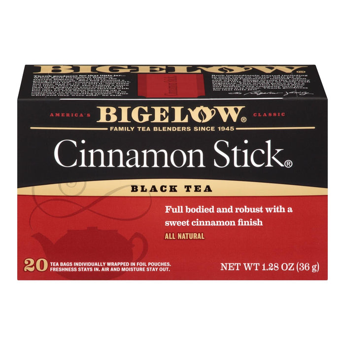 Cinnamon Stick Black Tea (Pack of 6 - 20 Bags) by Bigelow Tea