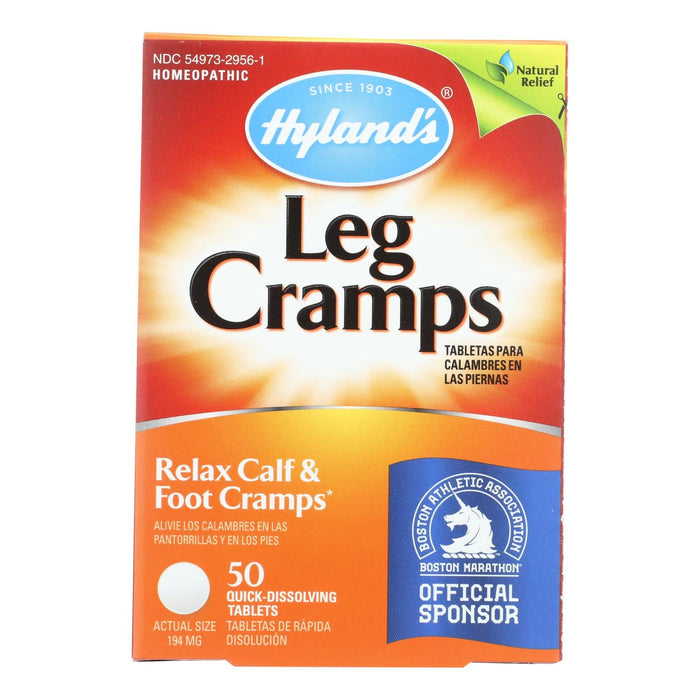 Hyland's Leg Cramps Support, 50 Quick-Dissolving Tablets for Fast Relief