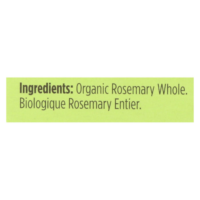 Spicely Organics Organic Whole Rosemary Leaves, 6 x 0.2 Oz.