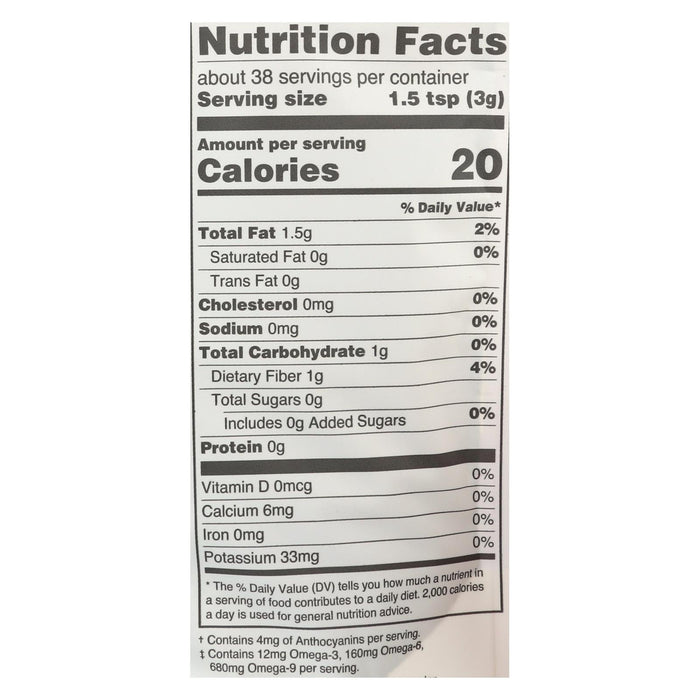 Organic Acai Powder by Navitas Naturals - Freeze-Dried, 4 Oz, Pack of 12