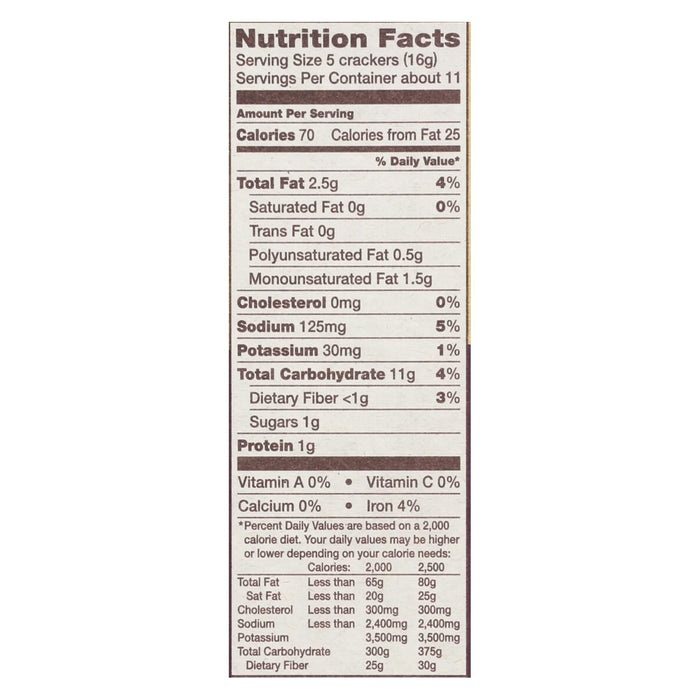 Back to Nature Organic Stoneground Wheat Crackers, 6 Oz. (Pack of 6)