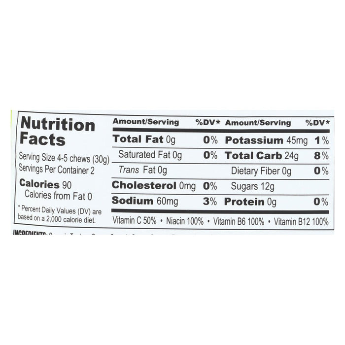 Pro Bar Bolt Energy Chews - Organic Raspberry - 2.1 oz (Case of 12)