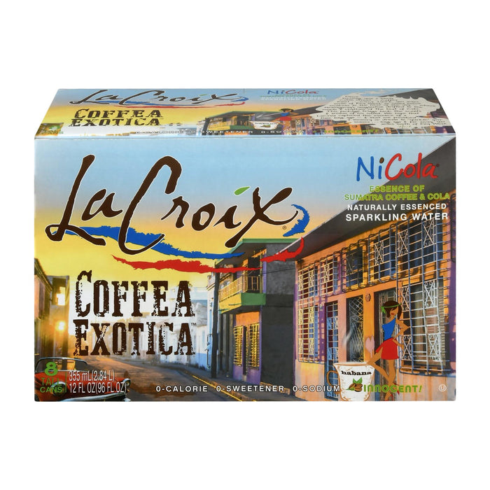 Lacroix Sparkling Water, Nicola Coffee Flavor, Case of 3 - 12 fl. oz. Cans