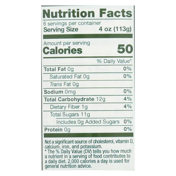 Unsweetened Vermont Village Organic Applesauce - Pack of 6 - 24 Oz.