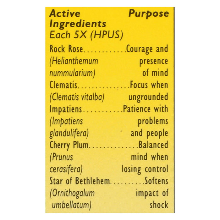 Bach Flower Remedies Rescue Remedy Stress Relief Drops - 0.35 Fl Oz