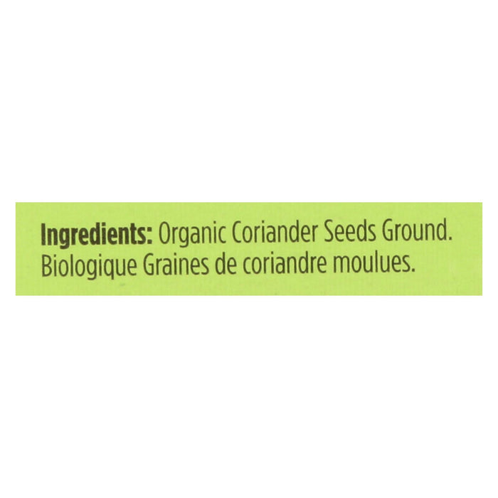 Spicely Organics Organic Ground Coriander (Pack of 6, 0.45 Oz. Each)