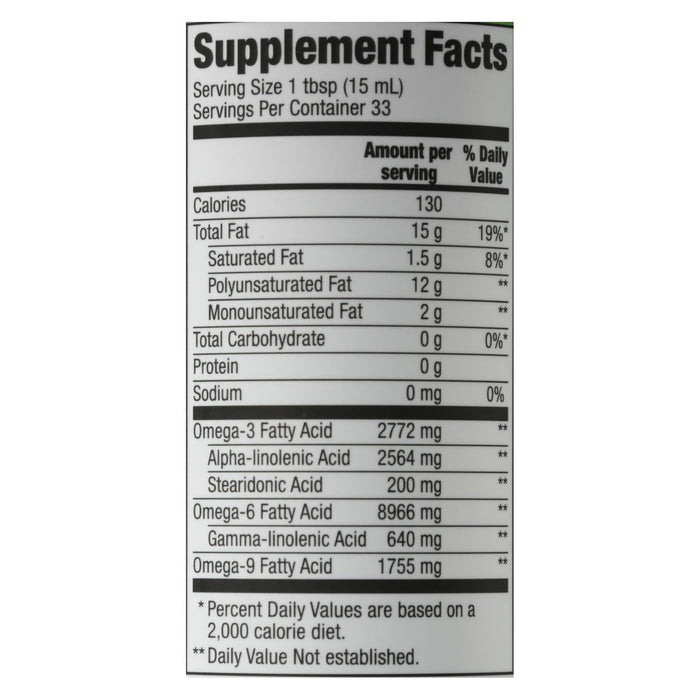 Manitoba Harvest Organic Hemp Oil - Nutritious & Omega-Rich, 16.9 fl oz   (Pack of 2)