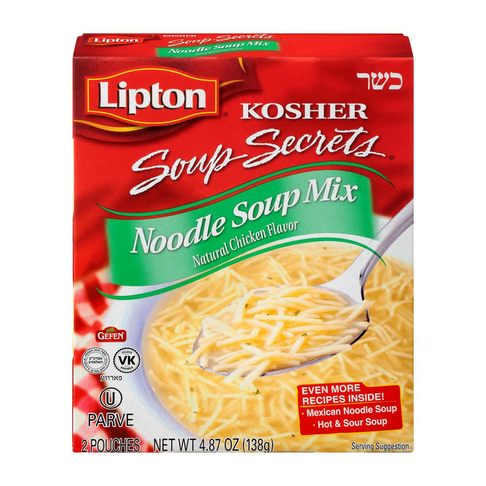 Lipton Soup Packet - Classic Chicken Noodle - Case of 12 - 4.87 Oz