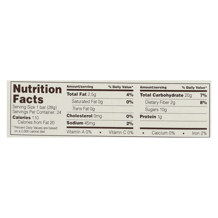 Nature's Bakery Blueberry Stone Ground Whole Wheat Fig Bars - 2 Ounce Pack of 12