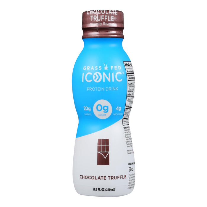 Iconic Protein Shake - Chocolate Truffle (Pack of 12) - 11.5 Fl Oz.