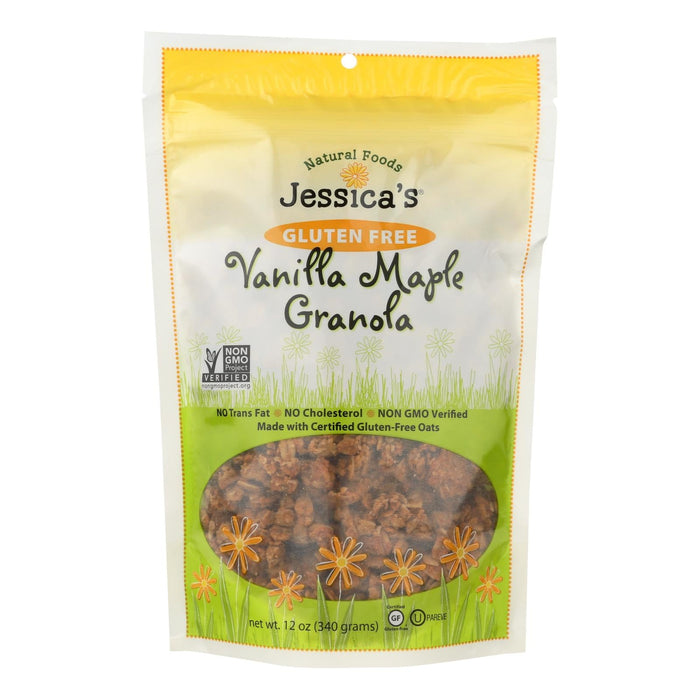 Jessica's Natural Foods Gluten-Free Vanilla Maple Granola, 11 Oz. (Pack of 12)